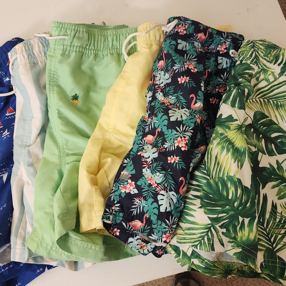 Massive bundle of Janie & Jack Swim Trunks!